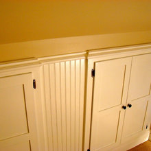 Knee wall storage