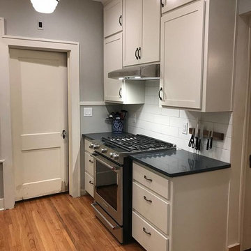 Beautiful Soft White Finished Cabinets