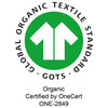 GOTS Certified Organic Cotton Fitted Sheet, 300 Thread Count, White, Twin