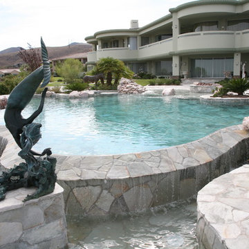 Negative Edge & Perimeter Overflow Pools in Las Vegas, Poolscapes LLC