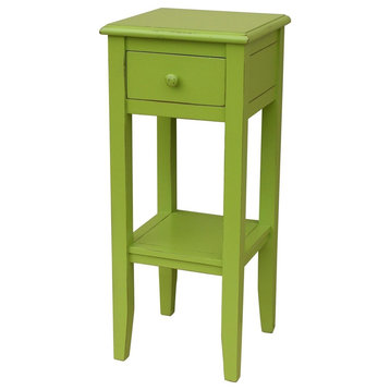 Plant Stand TRADE WINDS MISSION Traditional Antique Apple Green