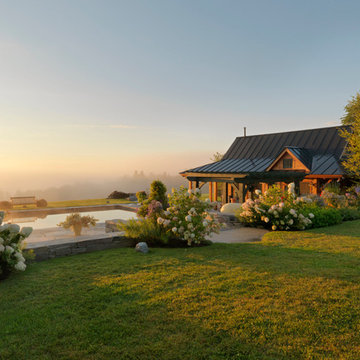 A Pool Terrace in Vermont