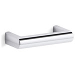 Kohler - Kohler Components Drawer Pull, Polished Chrome - Modern form meets modern function: the KOHLER Components collection is defined by controlled forms and stark precision in every line and angle. Each element is designed to feel like a minimalist piece of modern sculpture. Bring your signature bathroom look together with this contemporary drawer pull in a finish to match your Components faucets.