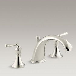 KOHLER - KOHLER Devonshire(R) deck-/rim-mount bath faucet trim for high-flow valve with 8 - Bathroom Sink Faucets
