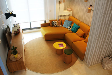 Design ideas for a scandinavian living room.