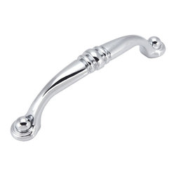 Cosmas - Cosmas 2322CH Polished Chrome 3-3/4&rdquo; CTC Cabinet Drawer Pull [5-PACK] - Cabinet And Drawer Handle Pulls