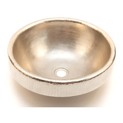 BATHROOM COPPER SINKS IN BRUSHED NICKEL - Bathroom Sinks