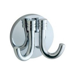 Smedbo STUDIO Double Towel Hook NK356 - Robe & Towel Hooks