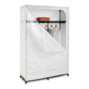 Honey Can Do 43 Wide Double Door Storage Closet Khaki