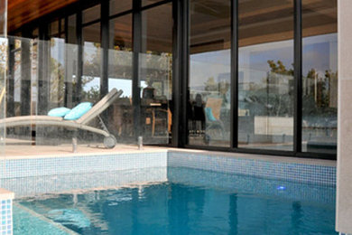 Mandurah Canals Infinity Edge Fully Tiles Concrete Swimming pools