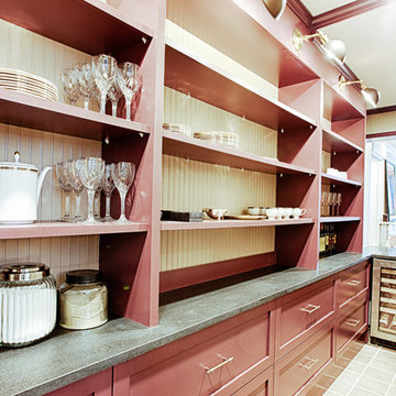 Center City Philadelphia Row Home  Bar and Pantry Area