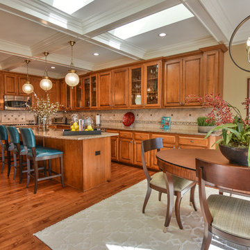 Peggy's Kitchen color scheme with turquoise
