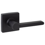 Sure-Loc Hardware - Verona Passage Lever, Flat Black - Add a modern touch to your home with the Verona Lever. The Verona's thoughtful design accentuates its contemporary style while a solid metal construction brings a sturdy feel. If you are looking for an affordable option for upscale style, the Cortina Lever is a perfect fit.