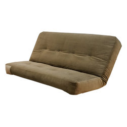 5000 Series Futon Mattress with premium Cover in Viva Sage - Futon Mattresses