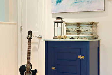 Inspiration for a contemporary basement remodel in DC Metro