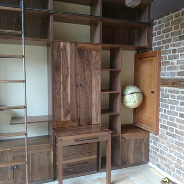 Custom Walnut Built In - Fairfax Station