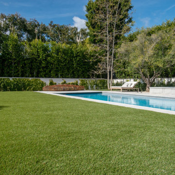 Synthetic Grass in the Backyard