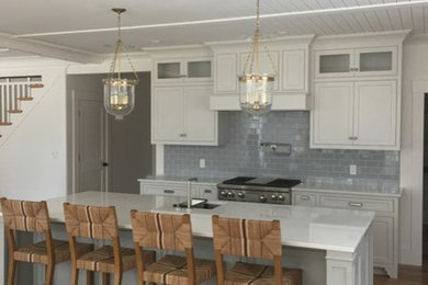 Inspiration for a contemporary kitchen remodel in Boston