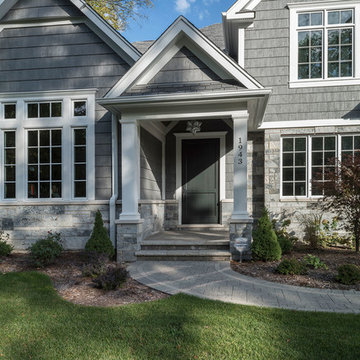 Cottage Home in Cool Tones