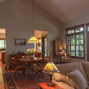 Craftsman Home with Antique Car Garage