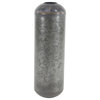 Capsule-Shaped Iron Decorative Vase, Gray, 25"