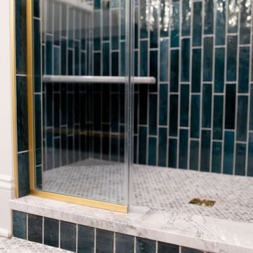 Art Deco-Inspired Basement, Pool, and Cabana