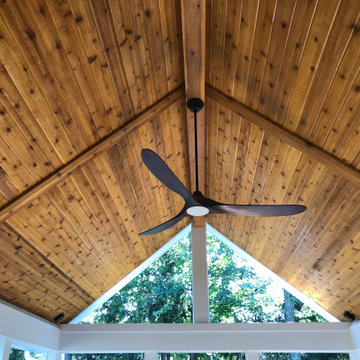 Cedar Porch and Deck Combination in Powell, OH