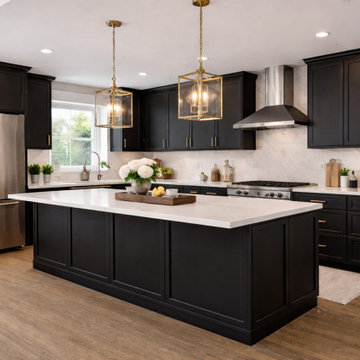 Sovereign Shaker Onyx Black Gallery | Kitchen Projects