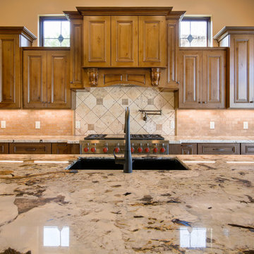 Black and Wood Stained Kitchen and Bathroom - Heritage