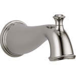 Delta - Delta Rp72565 Cassidy Wall Mounted Tub Spout, Brilliance Polished Nickel - Pull-Up Divert