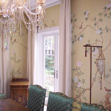 hand painted wallpaper project show