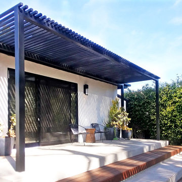 Custom Pergolas--Painted Wood