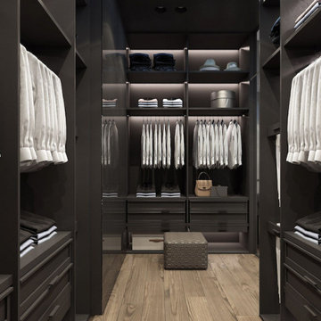 Miami Signature Collection Custom Design Walk-in Closet Systems by VelArt