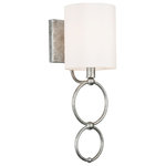 Capital Lighting - Capital Lighting 637911AS-697 Oran - 1 Light Wall Sconce - APPLICATIONS: Perfect for use in the kitchen, diniOran 1 Light Wall Sc Antique Silver WhiteUL: Suitable for damp locations Energy Star Qualified: n/a ADA Certified: n/a  *Number of Lights: Lamp: 1-*Wattage:60w E12 Candelabra Base bulb(s) *Bulb Included:No *Bulb Type:E12 Candelabra Base *Finish Type:Antique Silver