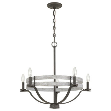 Gray Metal Brig, Chandelier