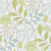 NuWallpaper by Brewster NUW1657 Blue and Green Meadow Peel & Stick Wallpaper