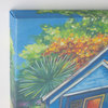 American Art Decor Coastal Cabins Crop Outdoor Canvas Art Print, 16"x48"