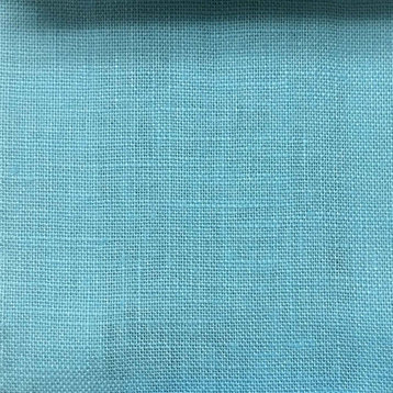 Brighton Linen Drapery Fabric, Sky Blue