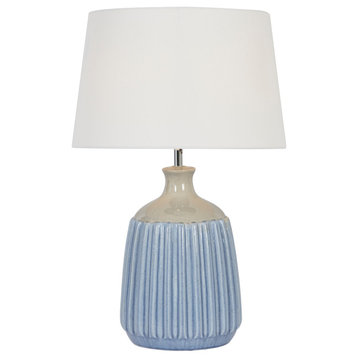 Modern Blue Ceramic Table Lamp 52388
