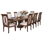 AICO - Villagio Rectangular Dining Room Set - SKU# AI-5800CM12PC-44