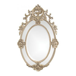 www.essentialsinside.com: florence ornate antique silver framed wall mirror - Wall Mirrors
