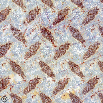 Skid Plate. Industrial Collection. Haute Couture Peel & Stick Fabric Wallpaper.