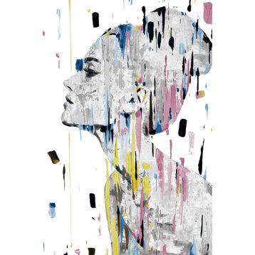 "Side View Portrait" Painting Print on Wrapped Canvas, 40x60