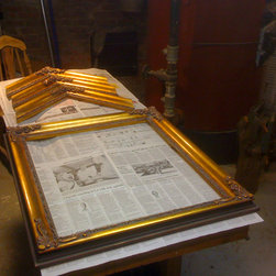 Creating a compo and metal leaf frame - Products