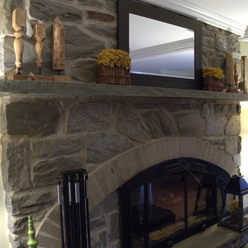 Waynes Contemporary Rustic Living Room