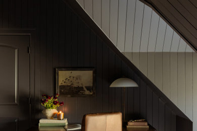 Transitional home office photo in Austin