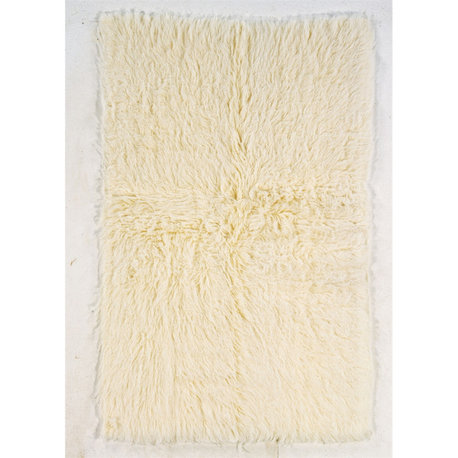 New Flokati 1400grams Natural 5x8 Rug