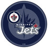 NHL Chrome Bar Stool With Swivel, Watermark, Winnipeg Jets