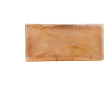 Atmosphere 2 in x 4 in. 100% Recycled Glass Rectangle Tile in Iridescent Citrine
