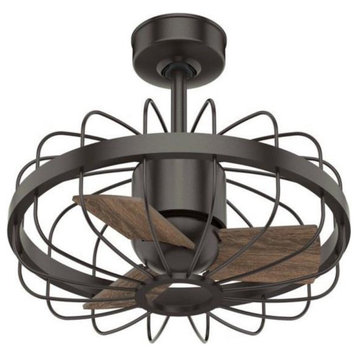 Hunter 50797 Roswell 42" 3 Blade Caged Fan with Wall Control